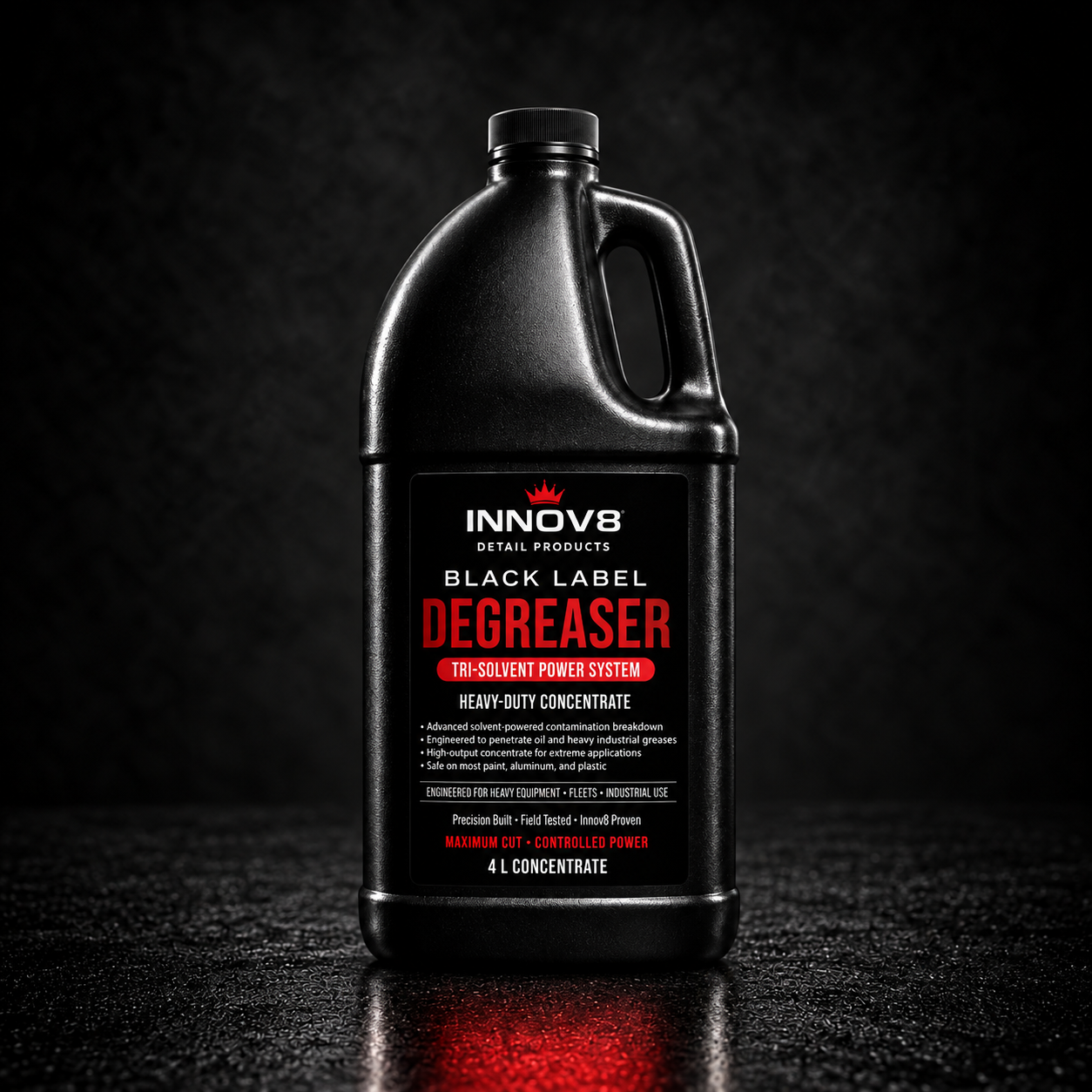 Innov8 Black Label Tri-Solvent Degreaser 4 L jug