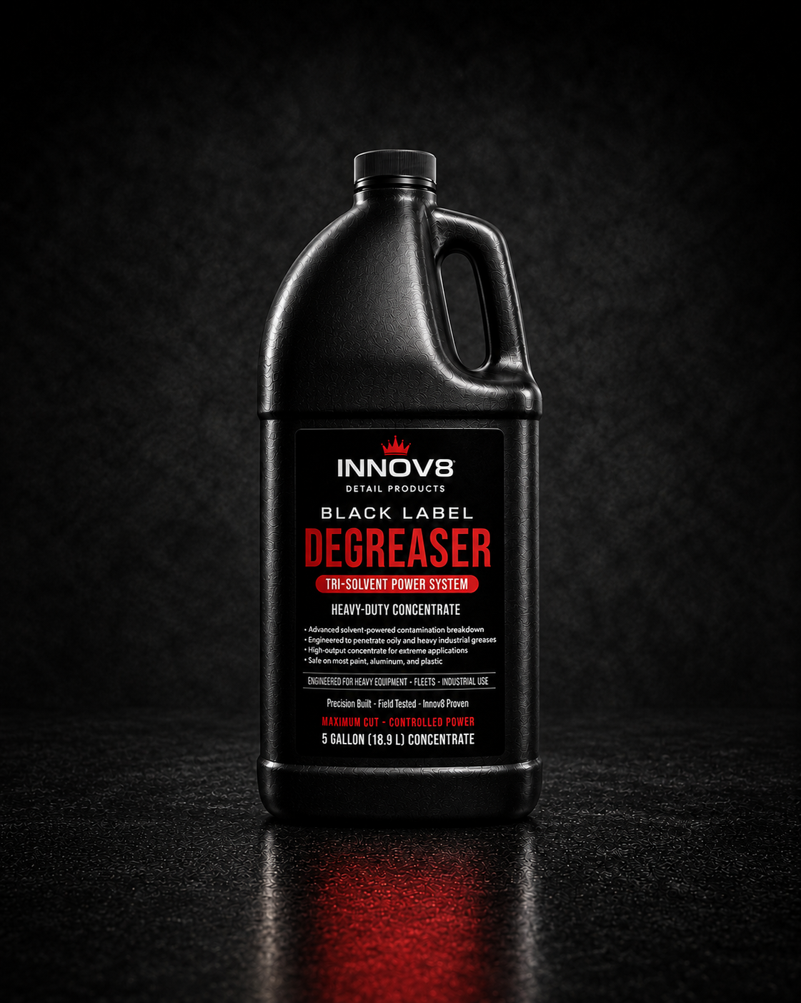 Innov8 Black Label Tri-Solvent Degreaser jug