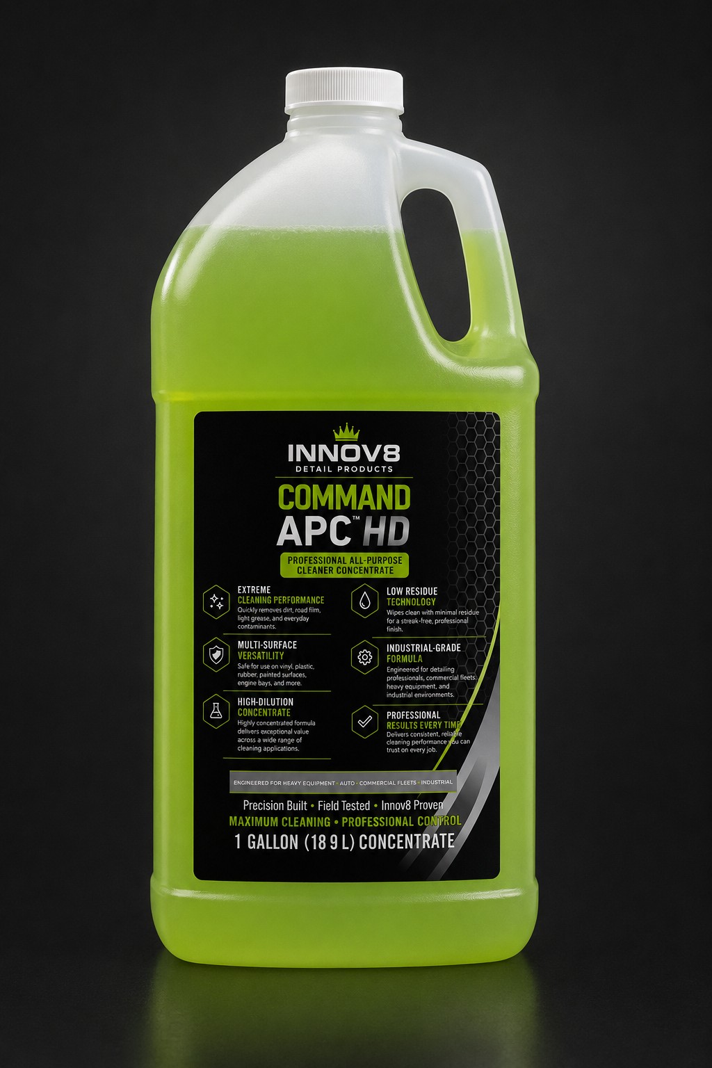 Innov8 COMMAND APC HD one-gallon concentrate jug